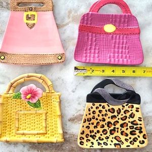 Set of 4 desert plates